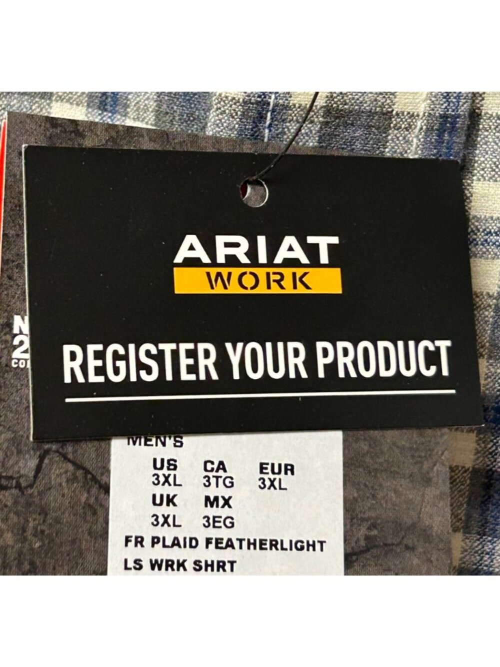 NEW Ariat Men's FR 3XL Featherlight Work Shirt Flame Resistant CAT 2 NFPA 2112 - Picture 13 of 16
